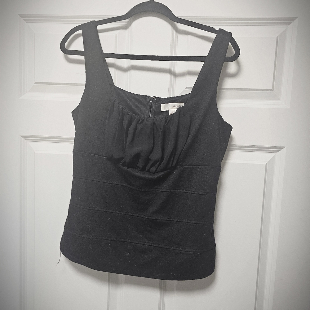 Faith 21 Black Satin Dress Tank